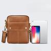 Umhängetasche Vielseitige Retro-Einzel-Schultertasche Modische Freizeittasche aus echtem Leder mit großem Fassungsvermögen