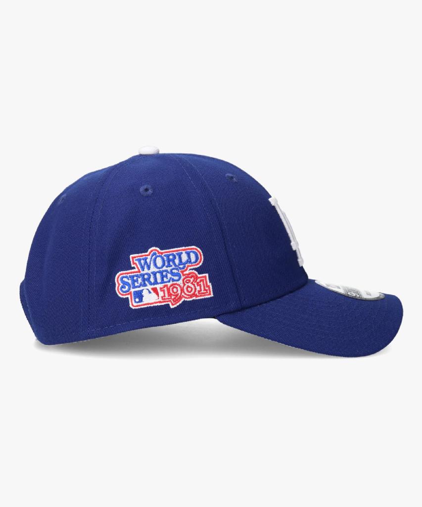 [New Era] Șapcă Los Angeles Dodgers 9FORTY [Produs Oficial Personalizat] Pălărie pentru Bărbați Șapcă de Baseball LA Albastru x Alb NE 940 KURI PATCH LATERAL