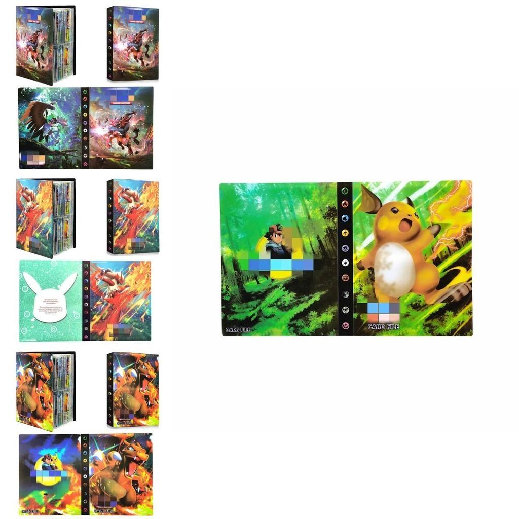 Farbenfrohes Wasserdichtes Pokémon Sammelkartenalbum Sammelbuchhalter mit Großer Kapazität