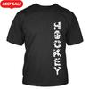 Distressed Horror Movie Mask Hockey TShirt 100 Cotton ONeck Summer Short Sleeve Casual Mens Tshirt Size S3XL