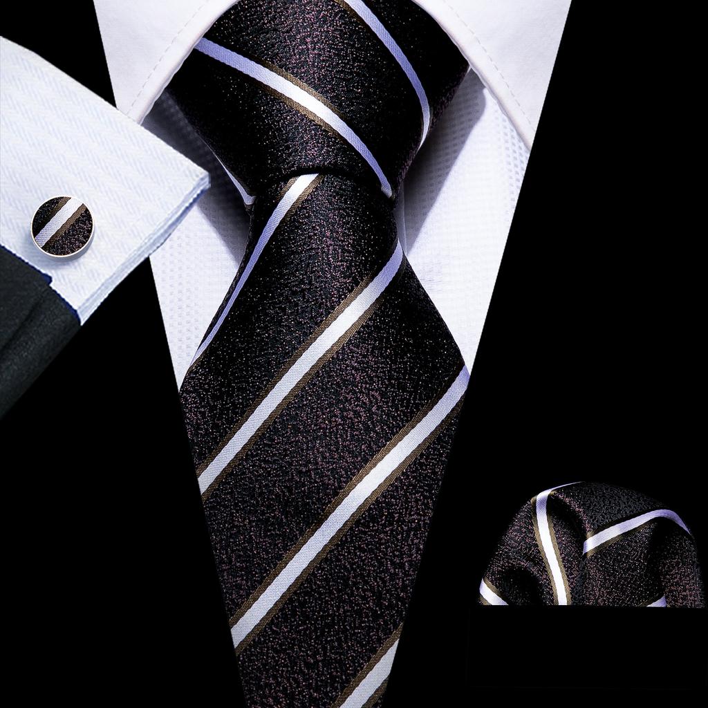 Designer Blue Ties for Men 10 Styles Necktie Pocket Square Cufflinks Set Wedding Dating Party