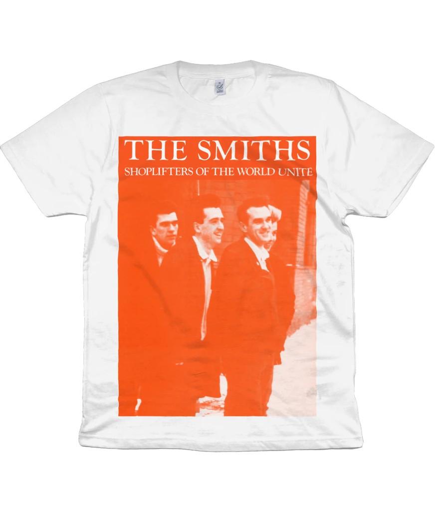 The Smiths - Shoplifters Of The World Unite - 1987 - US Promo - Organic T-Shirt Mens Womens Tees Top S