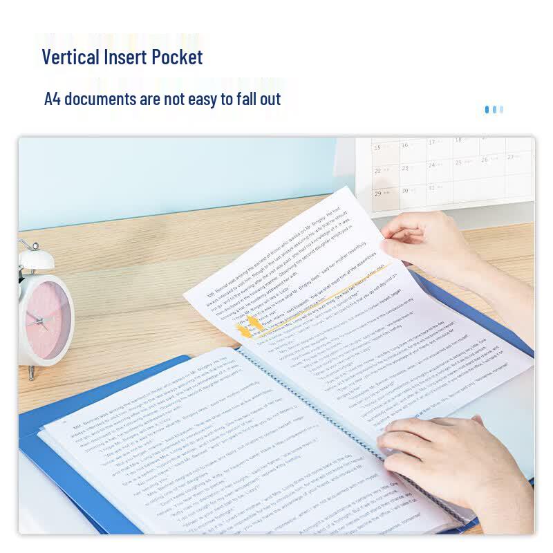 Deli A4 Document Display Book