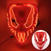 New Personalized Creative Halloween Led Glow Neon Terror Fluorescent Mask Mask