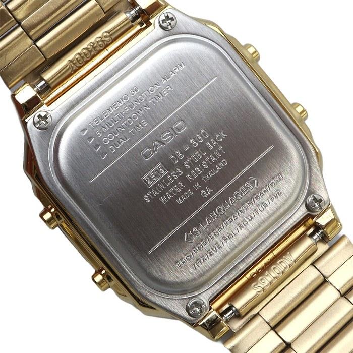 Casio Data Bank Telememo 30 DB-360G-9A Digital Watch - Gold
