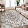 Tappeto da Pavimento Stile Bohemien Antiscivolo, Facile da Pulire Tappeto per Soggiorno Tappetino per Pavimento Camera da Letto e Soggiorno Arredamento per la Casa