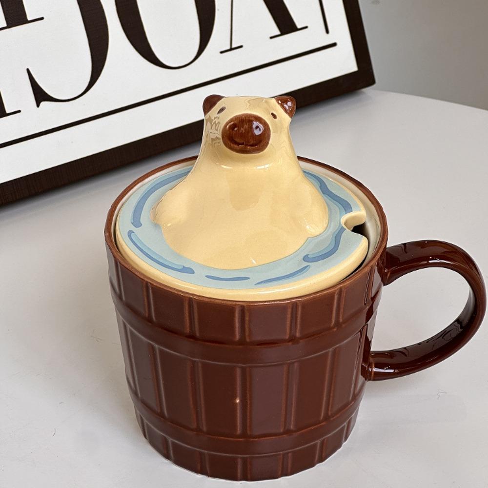Capybara Capybara Tasse Mignonne Grande Capacité Tasse en Céramique Cadeau Cadeau d'Anniversaire