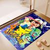 Cute Pokémon Pattern Carpet - Slip-resistant Kitchen and Outdoor Carpet, Home and Bedroom Decoration Items, Birthday Gift