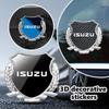 Universal 3D Metal Sticker Car Logo Stickers Auto Accessories For Isuzu D-MAX D MAX Dmax I II WFR VAN NFR ATV TROOPER ASCENDER
