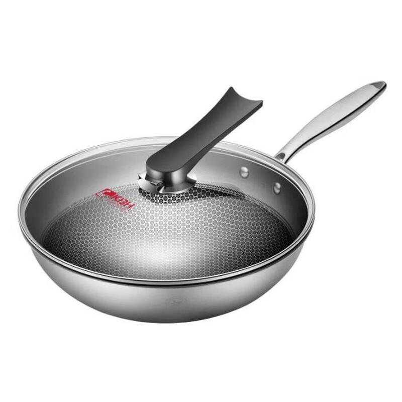 Kangbach 304 Stainless Steel Honeycomb Non-stick Wok