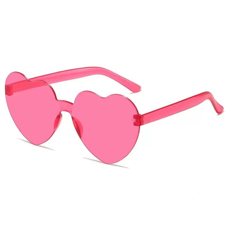 Flame Sunglasses - Trendy Frameless UV Protection Candy Color Shades for Dance Parties