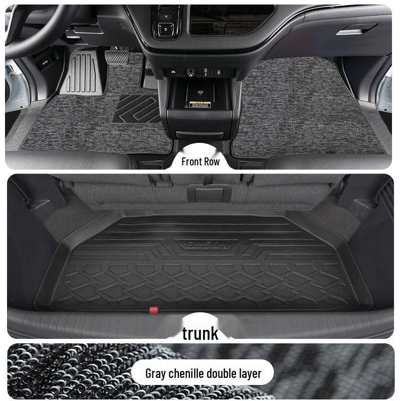 Honda Odyssey Floor Mats, Full Coverage, Models 15-26, Front Row TPE, EHEV Seven-Seater Special GAC