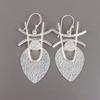 Rainbow Moonstone Gemstone 925 Sterling Silver Jewelry Handmade Earrings 1.78" EE-64-19