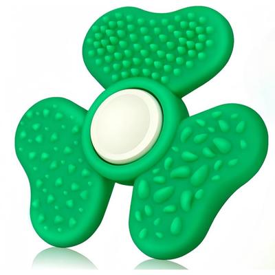 Jucării Fidget, Jucărie Senzorială de Mână Trifoi, Spinere Fidget Texturate Verzi, Jucărie de Birou pentru Reducerea Anxietății, Premiu pentru Clasă, Cadouri de Ziua Îndrăgostiților pentru Copii