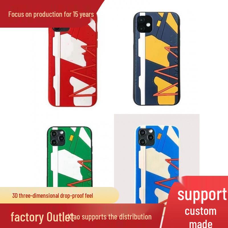 3D Silicone Sneaker Phone Case for iPhone 13 Pro Max, 12 Pro, 11 Pro Max, XS Max