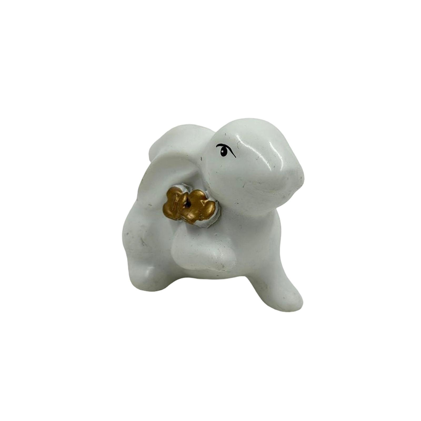 

Cute Bunny Figurine Decoration, Room Home Decoration Ornament One Size