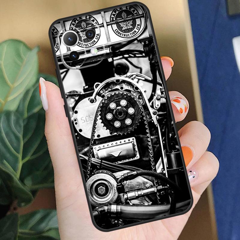 

Чехол для телефона с рисунком Мотор Двигатель Мотоцикл Для Xiaomi 15 14 Ultra 13T 14T 15T Pro 17 Pro Max POCO X7 X5 X6 F5 F6 F7 F8 Pro Чехол Xiaomi 15