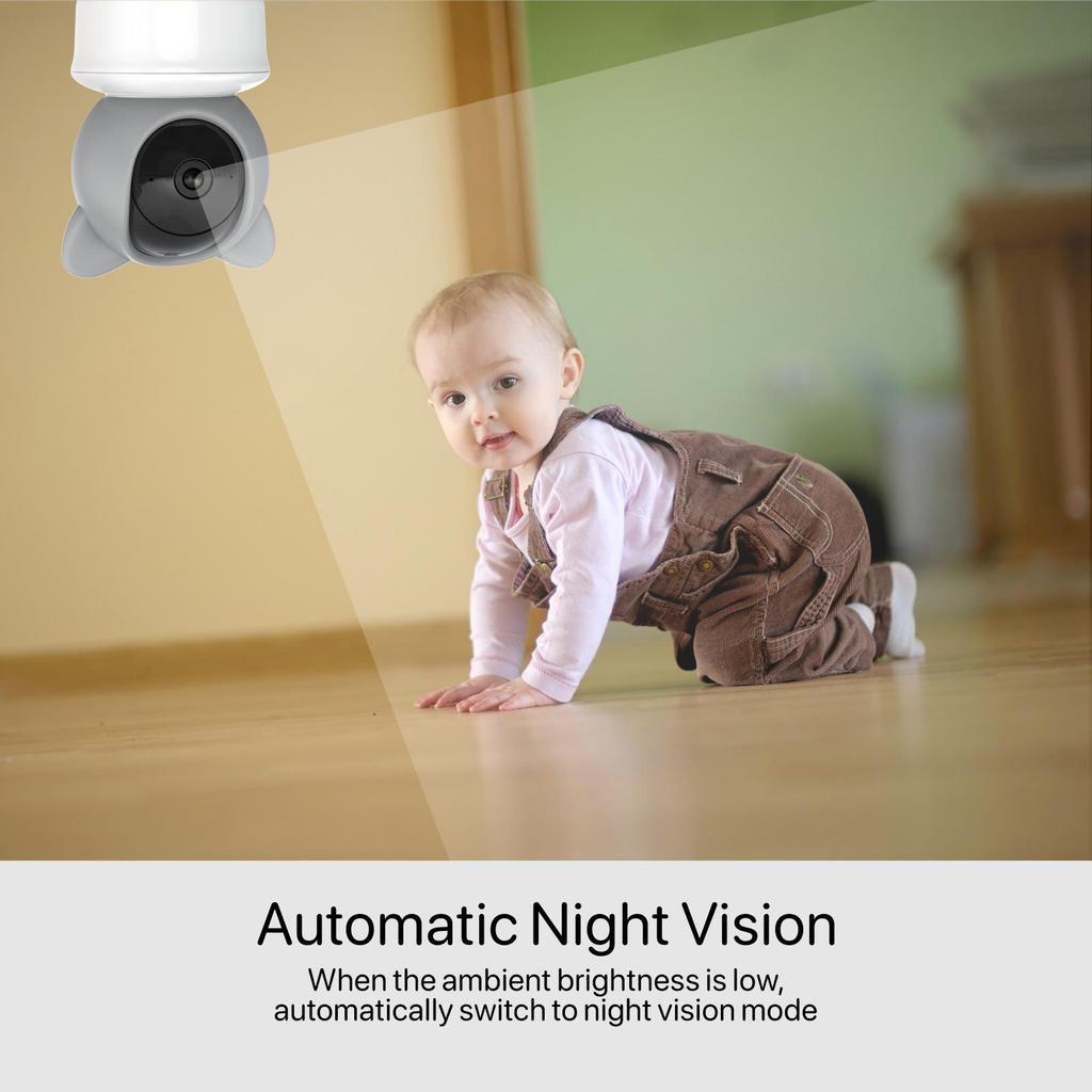 Tuya 5-Inch Baby Monitor with Two-Way Intercom & Mobile Remote Access