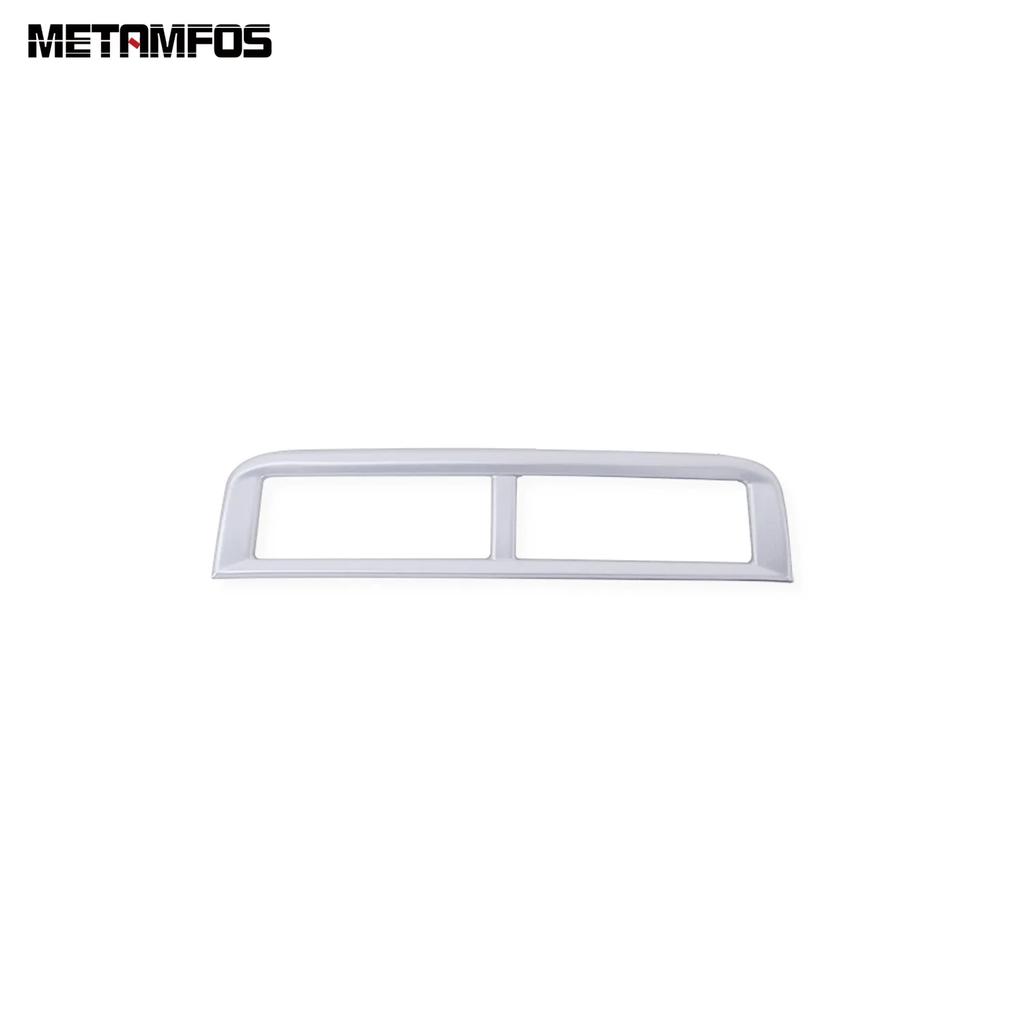 For Volkswagen VW T-cross Tcross -  Carbon Fiber Center Console Air Condition AC Vent Outlet Cover Trim Accessories