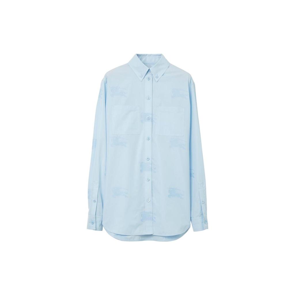Burberry SS23 Shirt Women's Blue 80658101