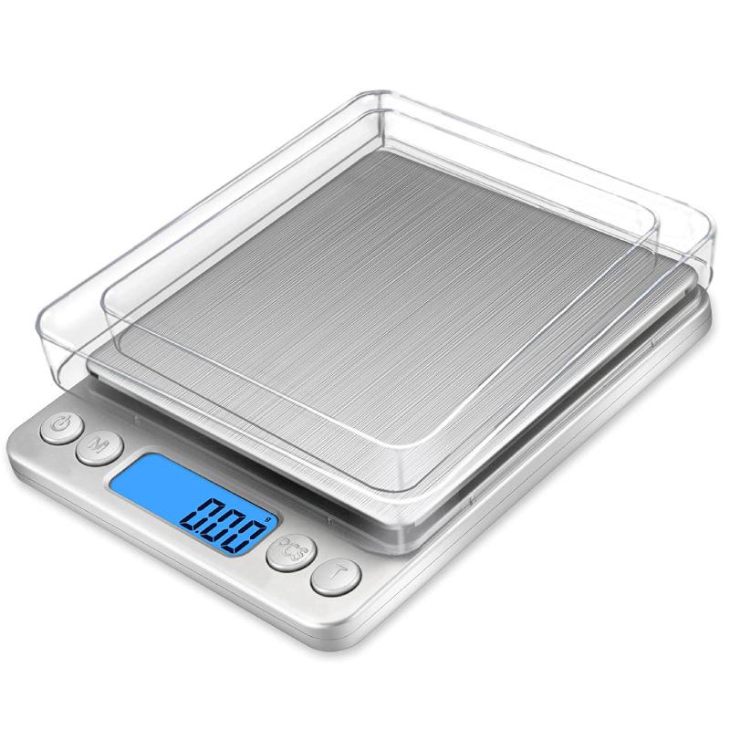 i2000 Electronic Stainless Steel Kitchen, Baking, and Jewelry Mini Scale