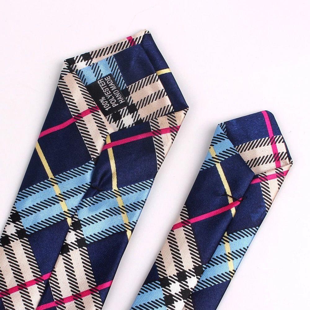 Bowknot Notes British Style Stripe Lattice Print Fashion Neck Tie Men Plaid Necktie Women Slim Ties
