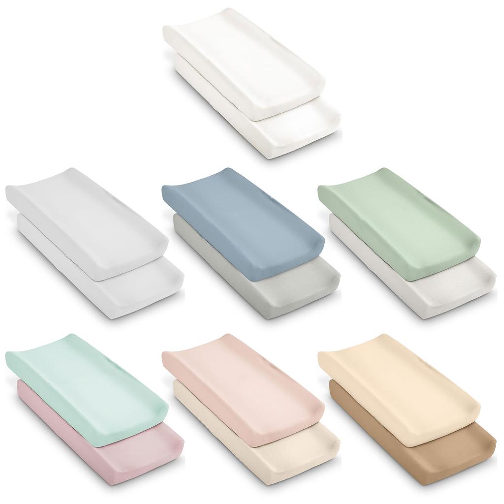 Pack of 2 Baby Changing Pad Cover Protector Case Enjoy Comfort and Durability for Baby Nursery and Diaper Table