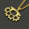 New Dot Diamond Necklace European and American Trendy Diamond Gear Mens Hip Hop Trendy Sags
