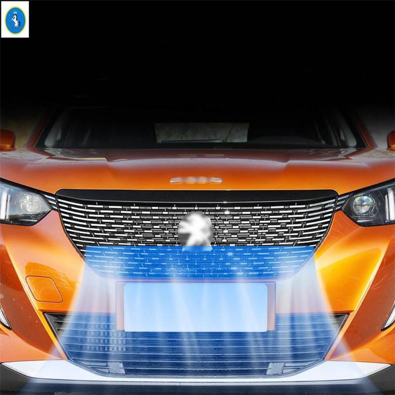 Auto Front Grille ert Net Anti-ect Screening Net Protective Head Mesh Cover Kit Accessories For Peugeot 2008  -