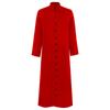 Costume Sacerdote Halloween Cosplay Abito Frate Mago Monaco Abito da Chiesa Uomo Adulto