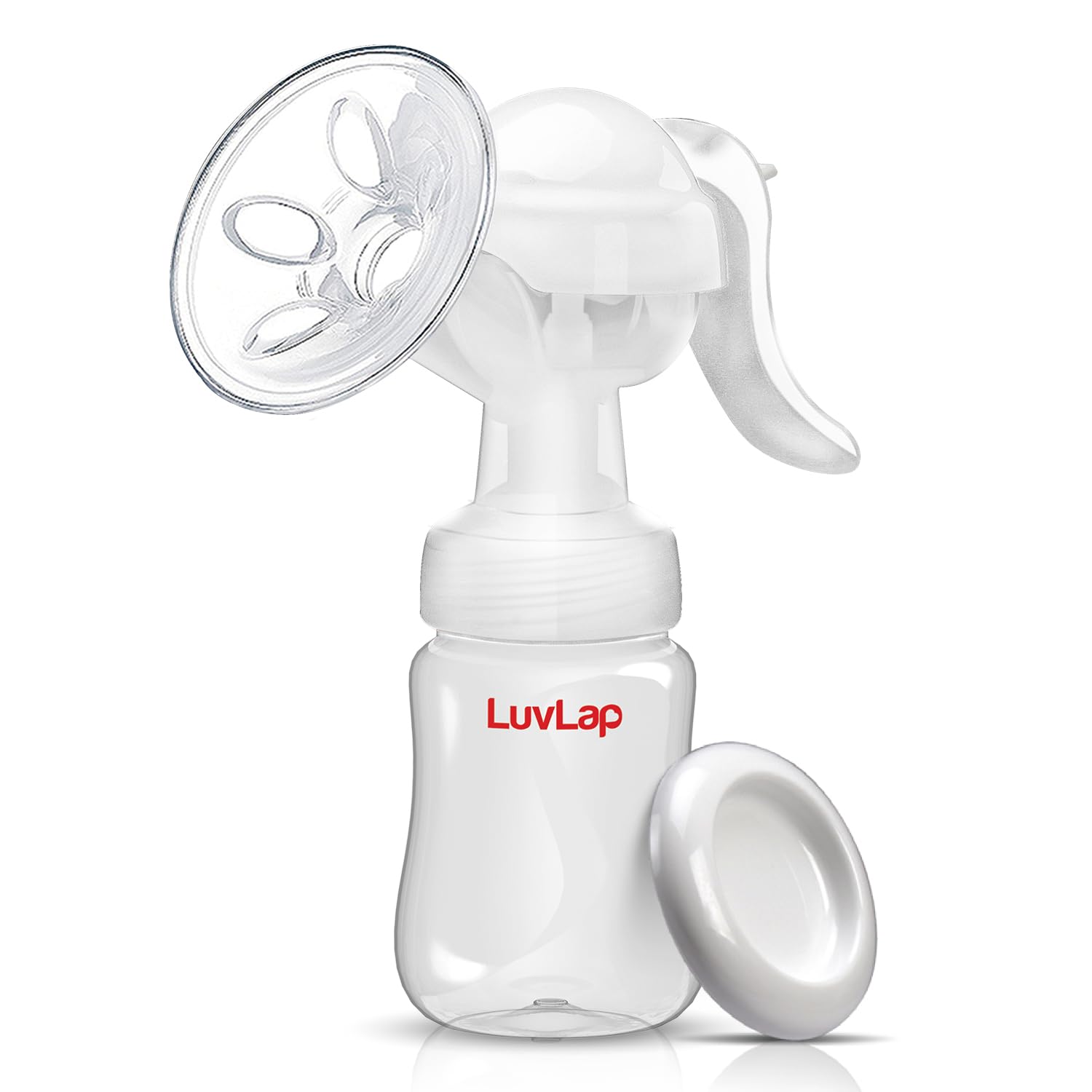 LuvLap Manual Breast Pump with 3