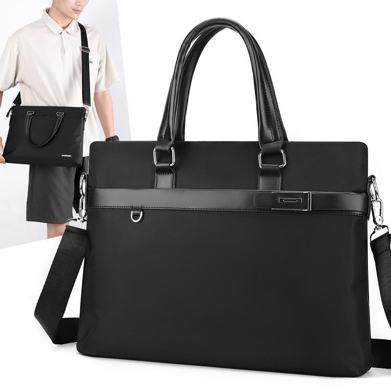 New Crossbody Handbag Business Briefcase Casual File Computer Bag Canvas Bag Oxford Cloth Shoulder Bag
