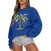 Women  Tops Women's Long Sleeve Sweatshirt Casual Crewneck Loose Fit Pollover Fleece Tops