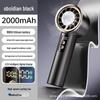 Handheld Mini Rechargeable Turbine Fan with Cooling Ice Pack for Desktop Use