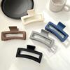 Oversized Square Hair Claw Clip - Headdress Hairpin for Women, New Shark Clip Style 2022.