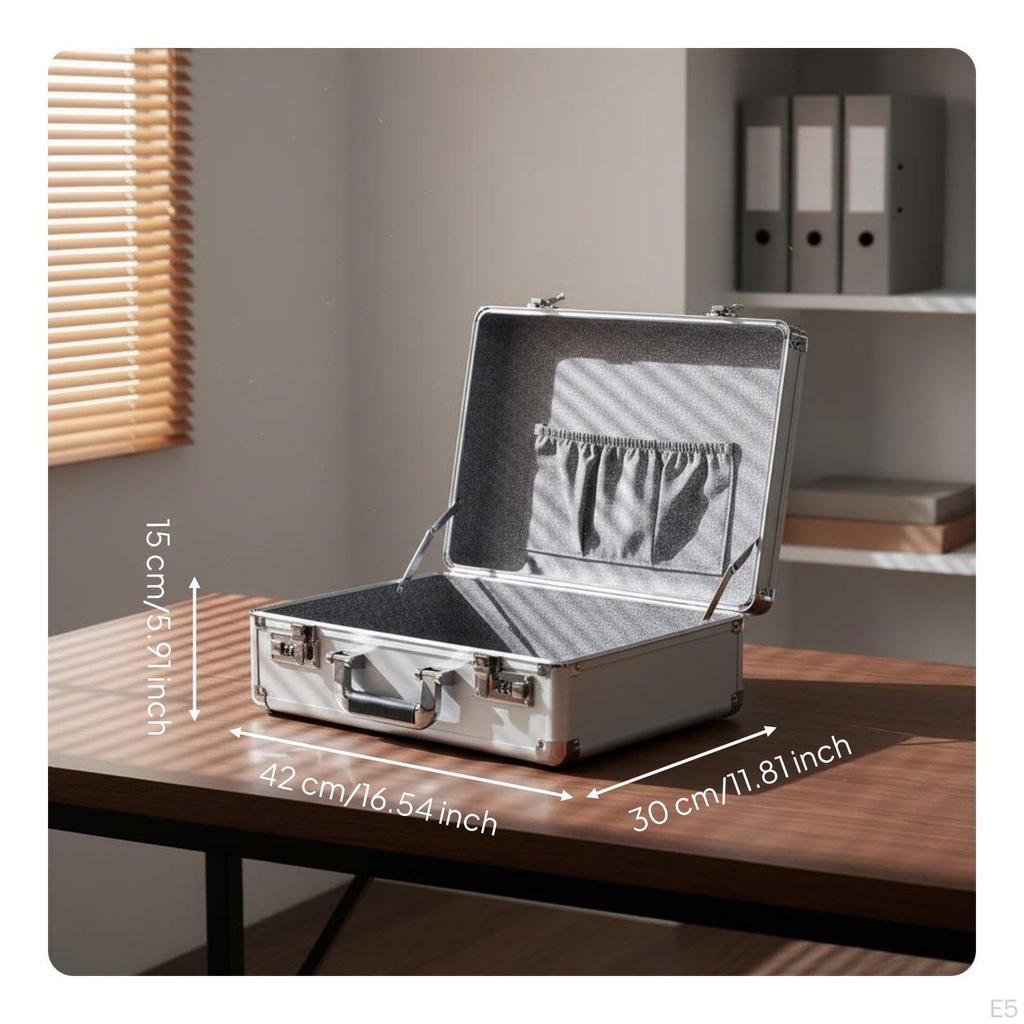 Aluminum Combination Lock Box Large Capacity
