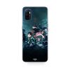 Handyhülle - MANIACASE - Oppo A32 - Silikon TPU - Schwarz - Demon Slayer