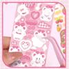 100 Sheets Cartoon Collage Laser Student Diy Decorative Scrapbooking Journals Stationery Supplies Kawaii Handbook Stickers