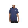 Nike Casual Solid Color Loose Short Sleeve Polo Shirt Men Tops Navy-Blue CJ4457-410