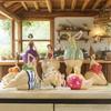 Nordische Golf-Lady Harzfigur, Elegantes Sportmädchen Yoga-Stil Dekorative Statue für Wohnzimmer Heimdekoration