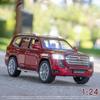 1/24 Scale Toyota LAND CRUISER LC300 SUV Model Car Model Alloy Diecasts Metal Toys With Sound And Light Pull Back Gifts For Children