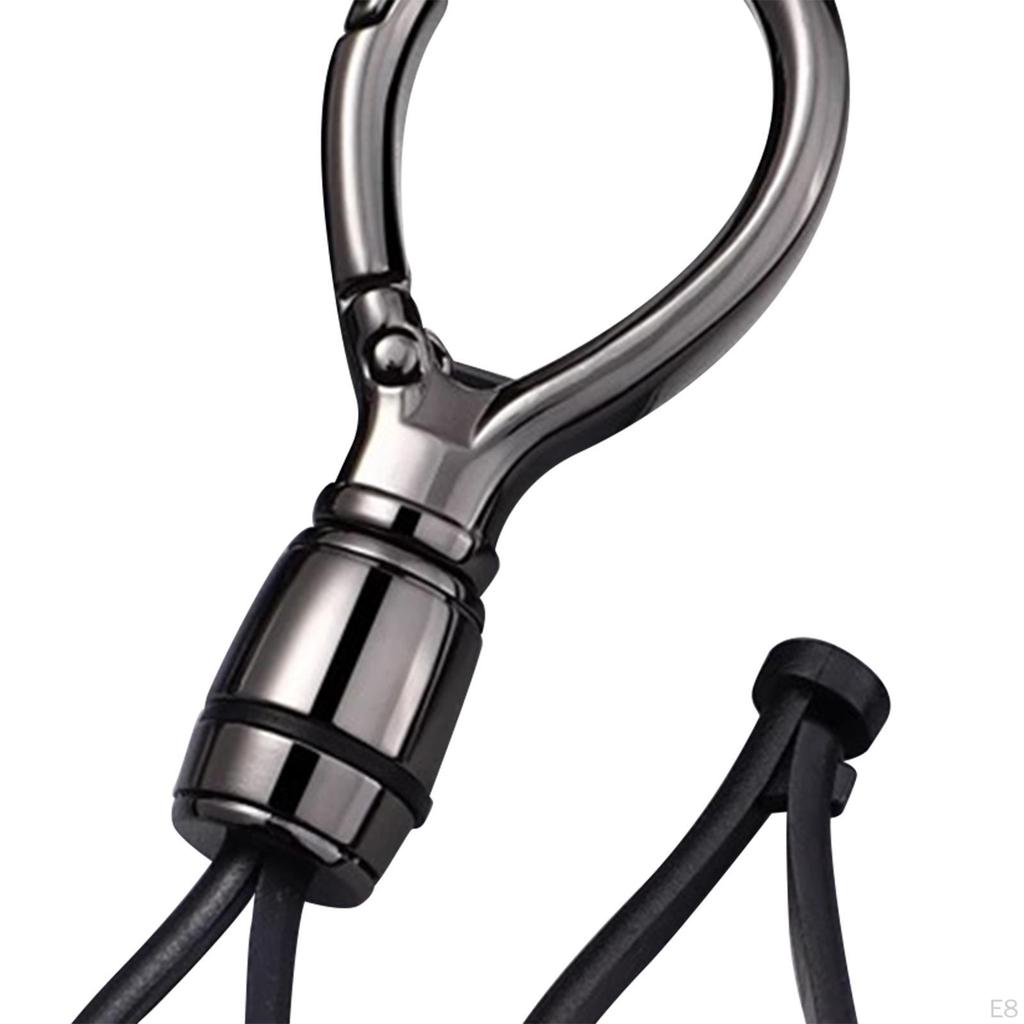 Car Fob Keychain Motorcycle Anti Lost Universal Key Holder Business Metal