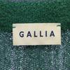 GALLIA Made In Italy Striped Pattern Long Sleeve Pile Ground Cardigan Men's Used