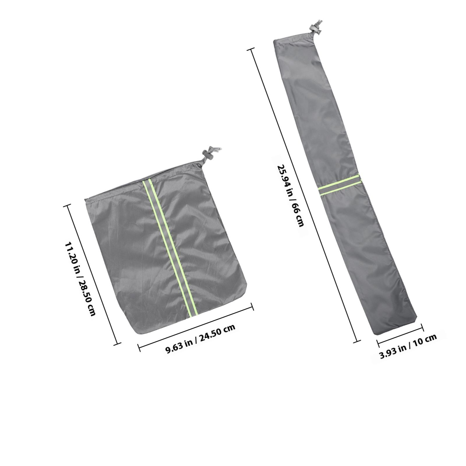 4 шт. Защитная накидка на лобовое стекло от льда и снега Защита дворников автомобиля Водонепроницаемая Прочная Зимняя Наружная Защита Чехол на лобовое стекло автомобиля для льда и снега
