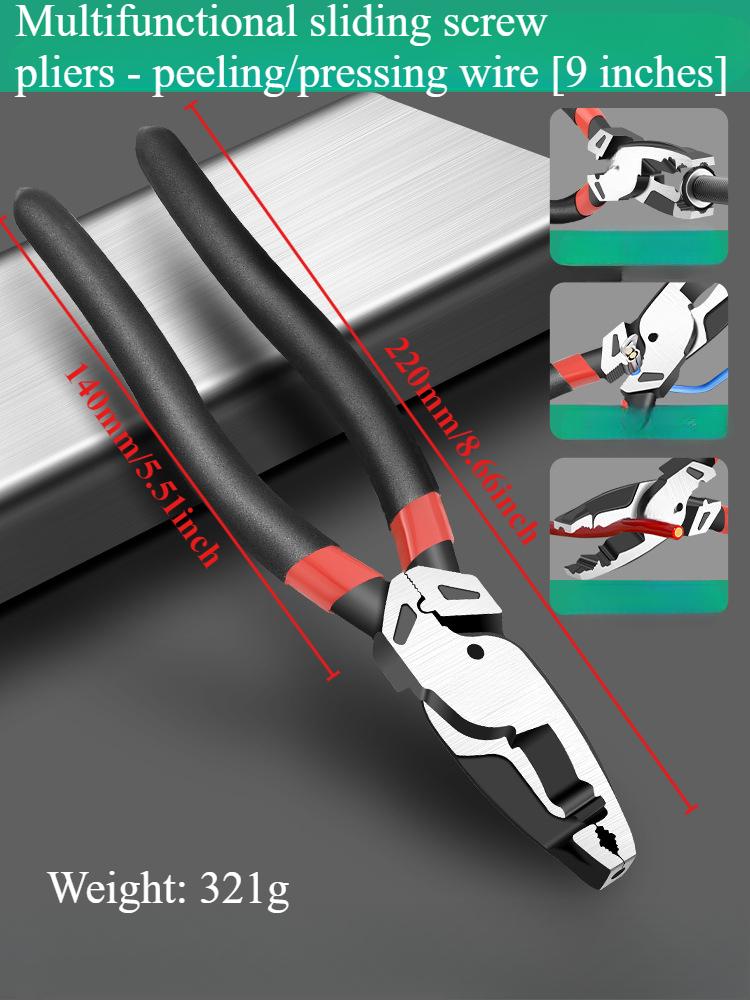 Screw Removal Pliers Multifunction Screwdriver Screw Puller Non-slip Jaws For Quick Extraction of Damaged/rusty Screw Hand Tools