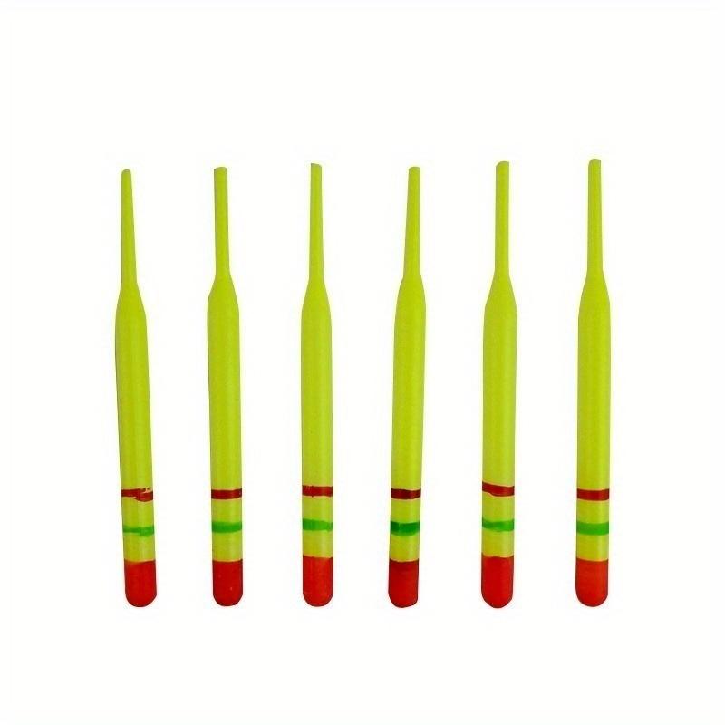 15 Vertical Fishing Floats In a Variety of Sizes for Fishing On Most Offshore Lakes with Attached Rubber Lures