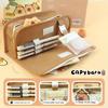 Large-capacity Capybara Pencil Case Storage Box Capybara Pencil Bag Capybara Pen Pouch  Stationery
