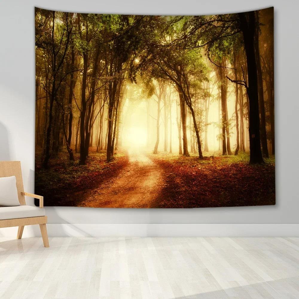 Sea Moon Sunshine Wall Hanging Tapestry Suitable For Bedroom Living Room Bohemian Style Home Aesthetic Room Decoration