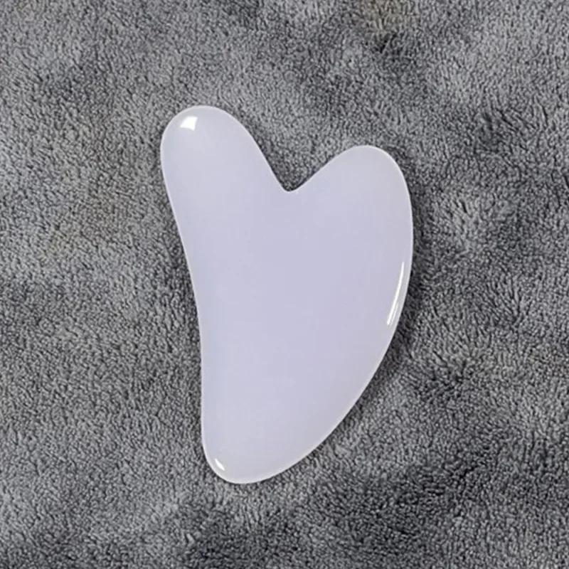 1pc Heart Shape SPA Massage Beeswax Gua Sha Scraping Massage Scraper Face Massager Acupuncture Guasha Board Massager for Face