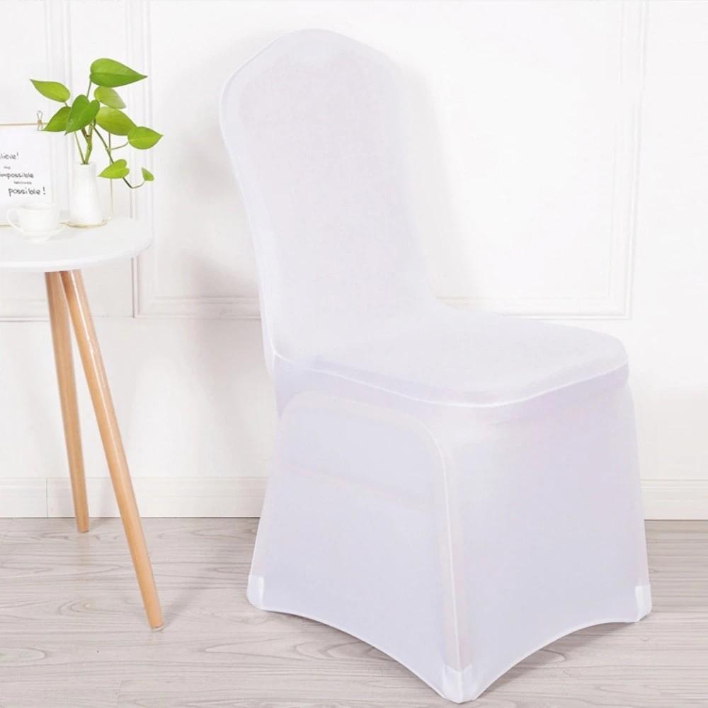 Elastic Wedding Chair Covers Spandex Seat Cover Stretch Slipcover  Dining Party Celebration